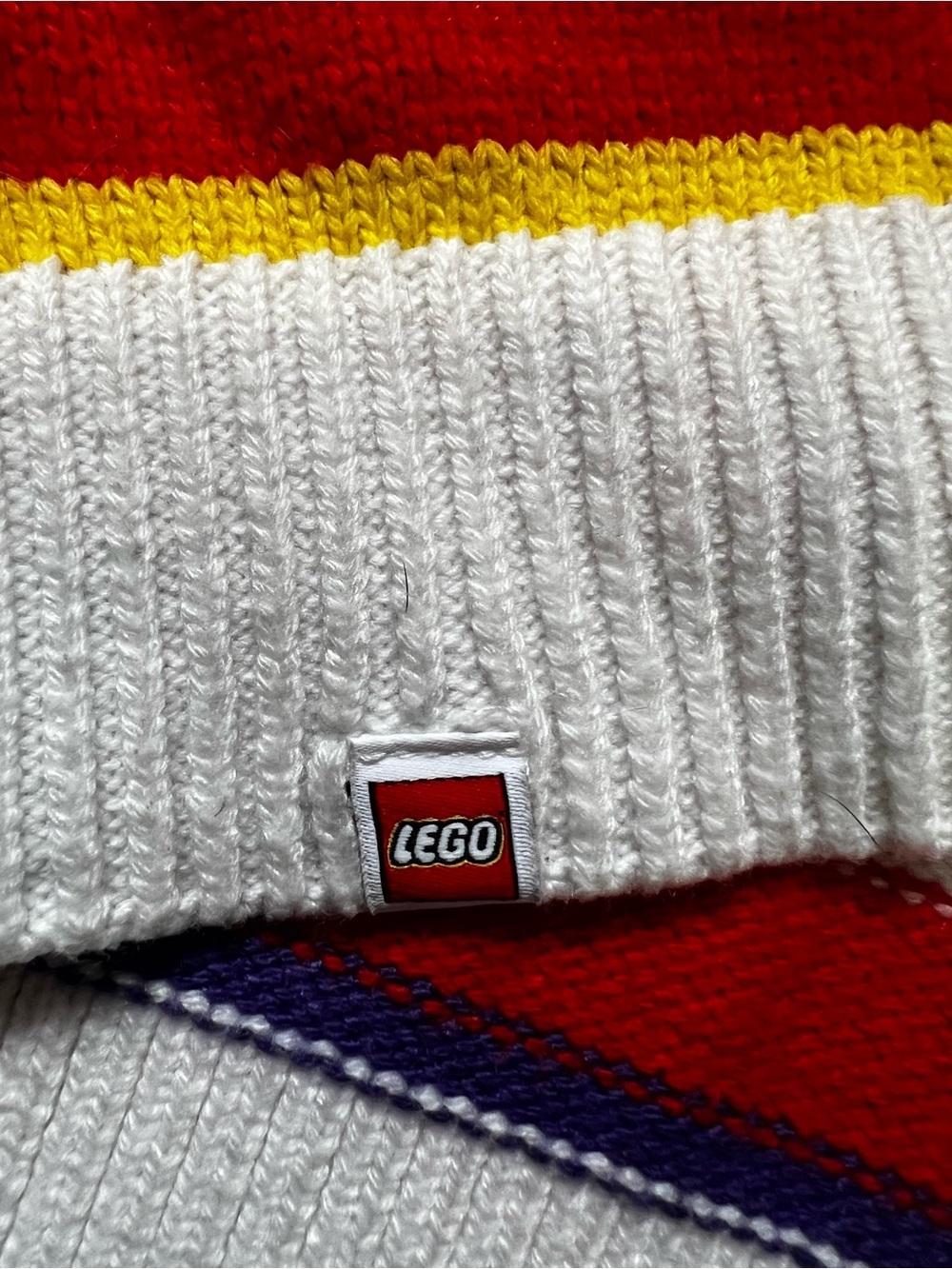 Lego x Target Limited Edition Multicolor Brick Sweater Unisex Kids EUC XL - Picture 3 of 6